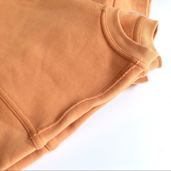 Lululemon All Yours Crew Monarch Orange Sweatshirt - Picture 10 of 14